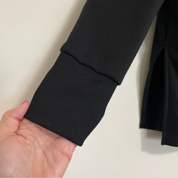 Adam Selman Sport Black Button Down Fleece Jacket Size Medium - Picture 4 of 11